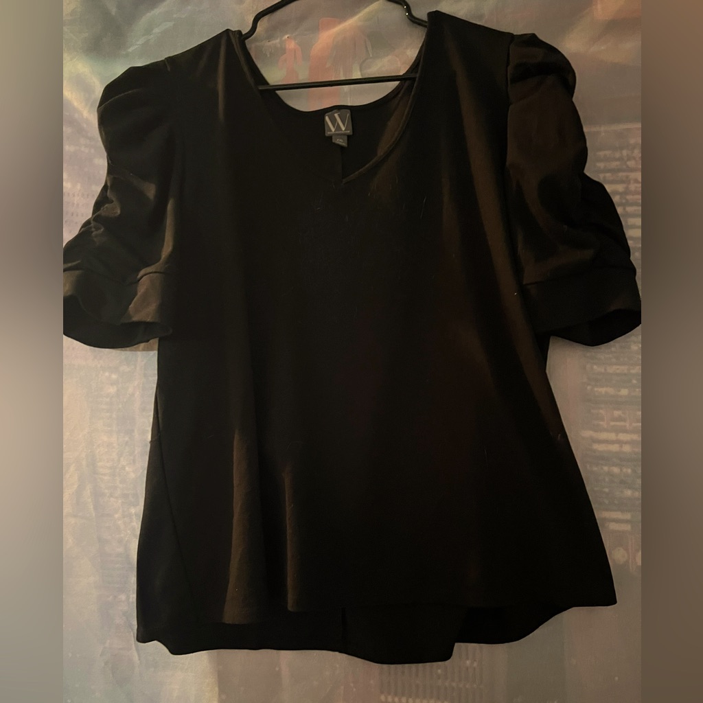 Black Blouse Size: 2xl
